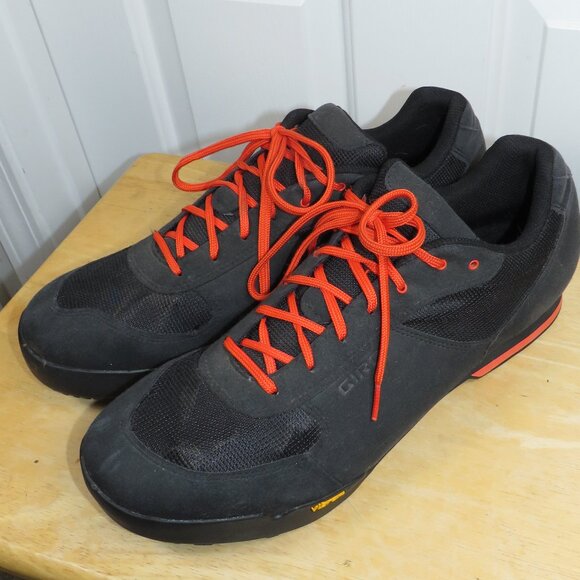 Giro Rumble VR Cycling Shoes Black/Glowing Red Men’s Size US 15/EU 50